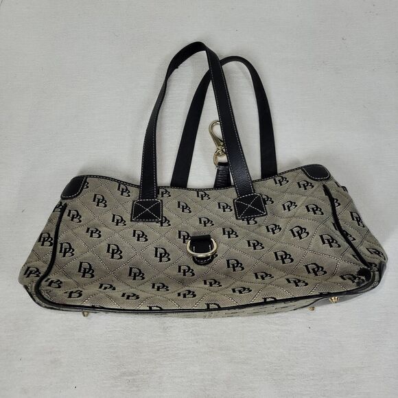 DOONEY & BOURKE Purse Bag Womens Silver Buckle Designer Satchel Bags Purses - Picture 3 of 16